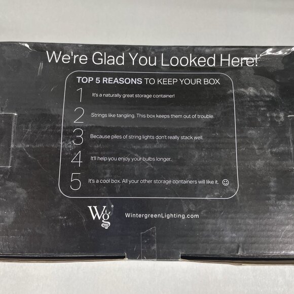 C9 LED String Lights Christmas Indoor Outdoor Home Holiday Decor 25 Bulbs NEW - Picture 6 of 6